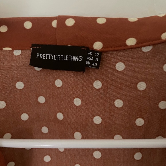 PLT Terracotta polka dot tea dress. Size 8 - Picture 5 of 9